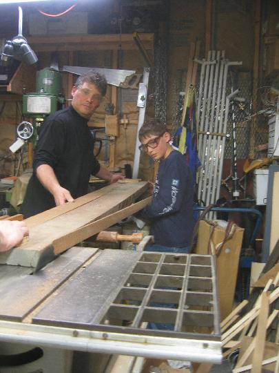 IMG_4983.jpg - Pulling the crooked part off as we cut.